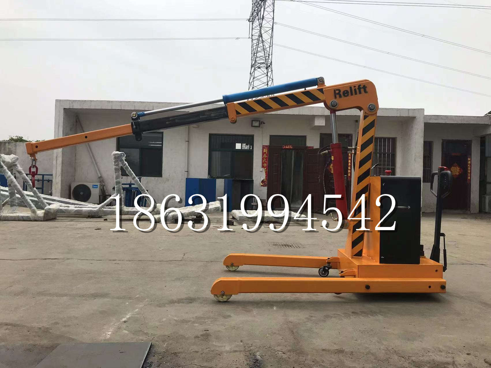 密云区久征定做3吨三轮随车吊 农用园林绿化移树吊 平板工程用小吊机